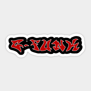 G Funk Stickers for Sale | TeePublic